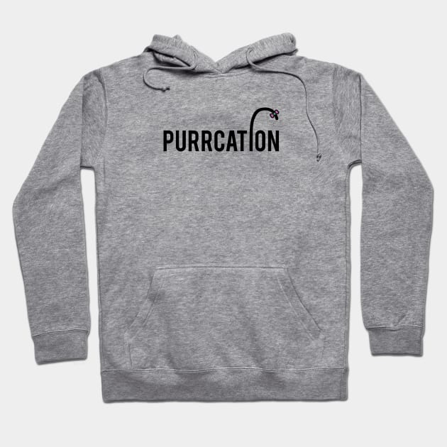 Purrcation Purr on Vacation Hoodie by notami